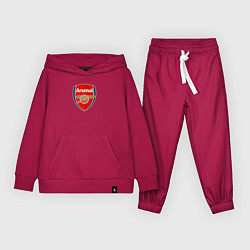 Костюм хлопковый детский Arsenal fc sport, цвет: маджента