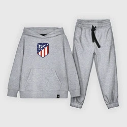 Костюм хлопковый детский Atletico Madrid FC, цвет: меланж