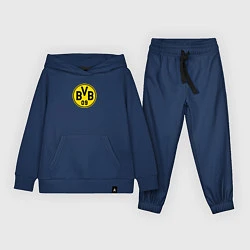 Костюм хлопковый детский Borussia fc sport, цвет: тёмно-синий