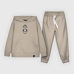 Костюм хлопковый детский Juventus sport fc, цвет: миндальный