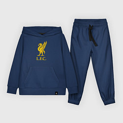 Костюм хлопковый детский Liverpool sport fc, цвет: тёмно-синий