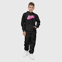 Костюм хлопковый детский Eva -retro barbie style, цвет: черный — фото 2