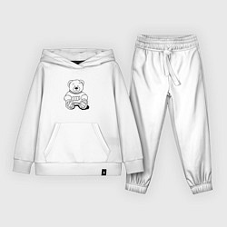 Костюм хлопковый детский Мишка из СССР, цвет: белый