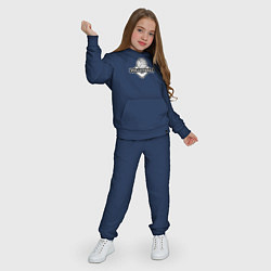 Костюм хлопковый детский Volleyball club, цвет: тёмно-синий — фото 2