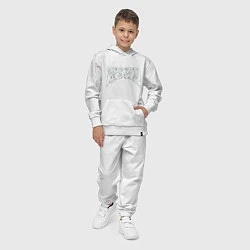Костюм хлопковый детский Asap NewJeans, цвет: белый — фото 2