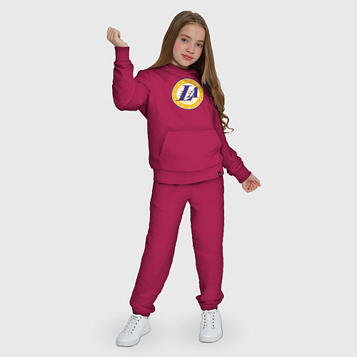 Детский костюм Lakers stars / Маджента – фото 3