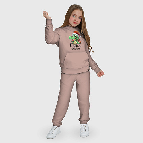 Детский костюм Маленький владыка зимы / Пыльно-розовый – фото 3