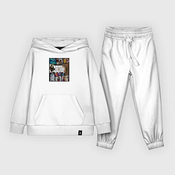 Костюм хлопковый детский Bring Me the Horizon - music, цвет: белый