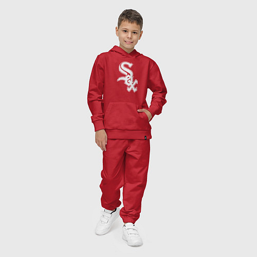 Детский костюм Chicago white sox - baseball / Красный – фото 4