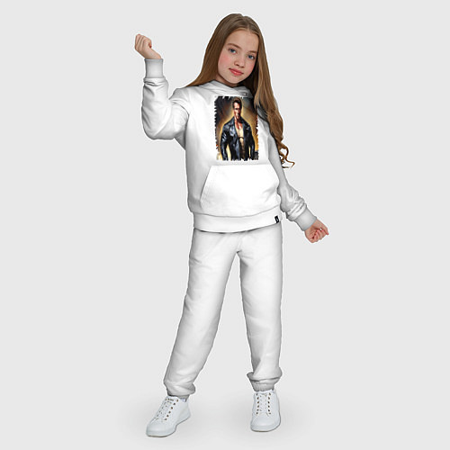 Детский костюм Арнольд Шварценеггер терминатор / Белый – фото 3