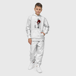 Костюм хлопковый детский Курт Кобейн Нирвана свитер, цвет: белый — фото 2