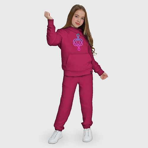 Детский костюм Кельтский фиолетовый узор / Маджента – фото 3