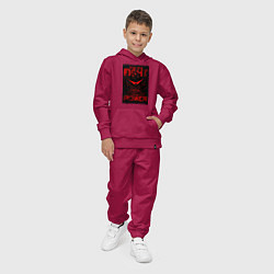 Костюм хлопковый детский Камина Гуррен Дан, цвет: маджента — фото 2