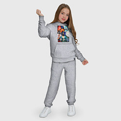 Костюм хлопковый детский Re:Zero Субару Нацуки, цвет: меланж — фото 2