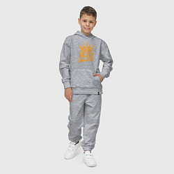 Костюм хлопковый детский Королева джаза, цвет: меланж — фото 2