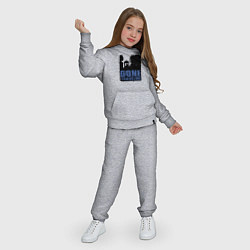 Костюм хлопковый детский Отправился путешествовать, цвет: меланж — фото 2