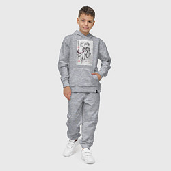 Костюм хлопковый детский Киётака Аянокоджи арт, цвет: меланж — фото 2