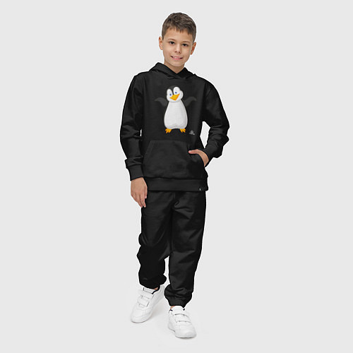 Детский костюм Веселый пингвин красивый / Черный – фото 4