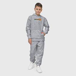 Костюм хлопковый детский Basketball mood, цвет: меланж — фото 2