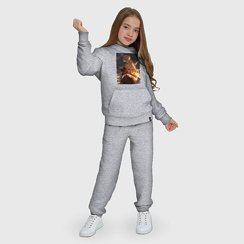 Детский костюм Клинок, рассекающий демонов Дзэнъицу Агацума молни / Меланж – фото 3