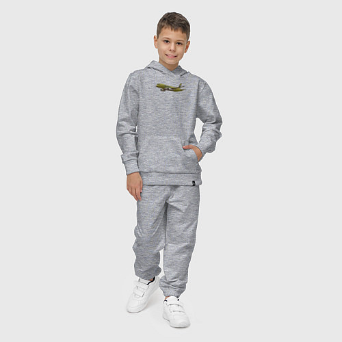 Детский костюм Первый опытный самолет SSJ-NEW / Меланж – фото 4