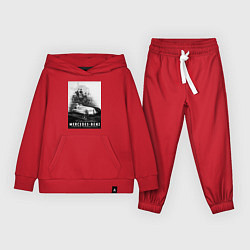 Костюм хлопковый детский Mercedes benz раритетный, цвет: красный