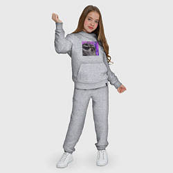 Костюм хлопковый детский Не понимаю, цвет: меланж — фото 2