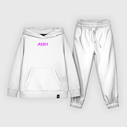 Костюм хлопковый детский BTS Арми, цвет: белый