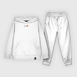 Костюм хлопковый детский BTS - Jimin, цвет: белый