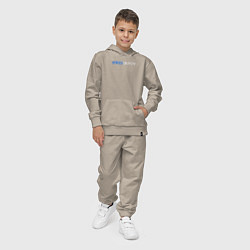 Костюм хлопковый детский FreeDurov - Свободу Дурову, цвет: миндальный — фото 2