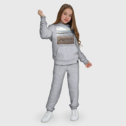 Костюм хлопковый детский Имя Анна на песке, цвет: меланж — фото 2