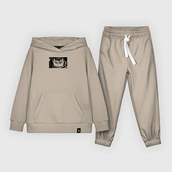 Костюм хлопковый детский Берсерк манга, цвет: миндальный