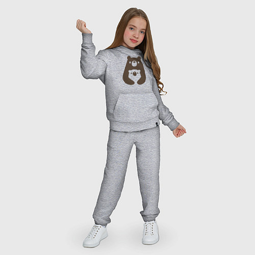 Детский костюм Мишки-обнимашки / Меланж – фото 3