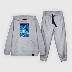Костюм хлопковый детский Которо - коллаба мем, цвет: меланж