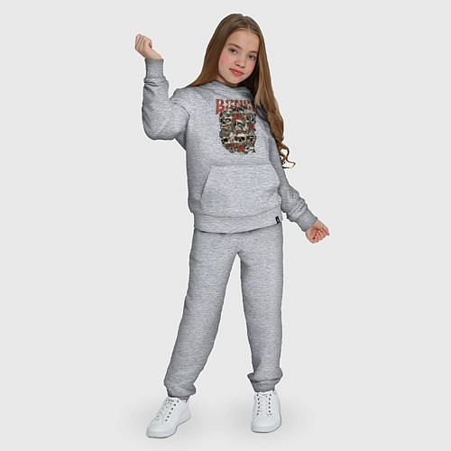 Детский костюм Привлекательные кости / Меланж – фото 3