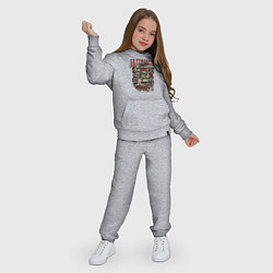 Костюм хлопковый детский Привлекательные кости, цвет: меланж — фото 2