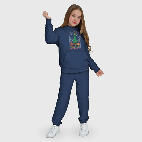 Детский костюм Рождественский Гарри Поттер / Тёмно-синий – фото 3