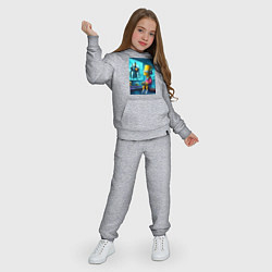 Костюм хлопковый детский Bart Simpson is an avid gamer, цвет: меланж — фото 2