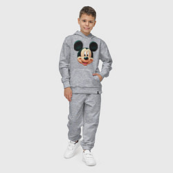 Костюм хлопковый детский Mickey mouse head, цвет: меланж — фото 2