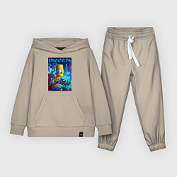 Костюм хлопковый детский Cyber Bart Simpson - esport, цвет: миндальный