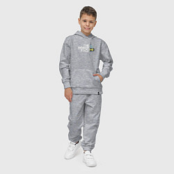 Костюм хлопковый детский Bander brand, цвет: меланж — фото 2