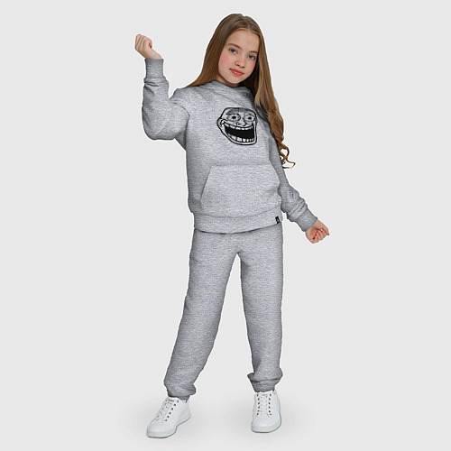 Детский костюм Омега тролл фейс мем / Меланж – фото 3