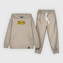 Костюм хлопковый детский Nuggets Denver, цвет: миндальный