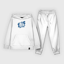 Костюм хлопковый детский День независимости США, цвет: белый