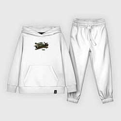 Костюм хлопковый детский Бомбардиро крокодило, цвет: белый