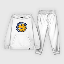 Костюм хлопковый детский Memphis Grizzlies, цвет: белый