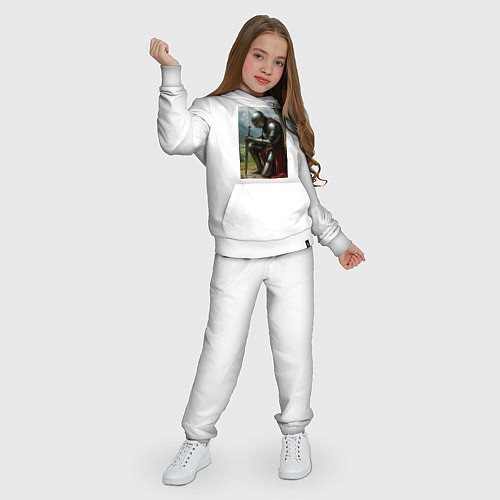 Детский костюм Молитва рыцаря / Белый – фото 3