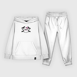 Костюм хлопковый детский Готическое очарование - приведение, цвет: белый