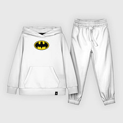 Костюм хлопковый детский Heisenberg Batman, цвет: белый