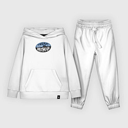 Костюм хлопковый детский История Бэтмена, цвет: белый